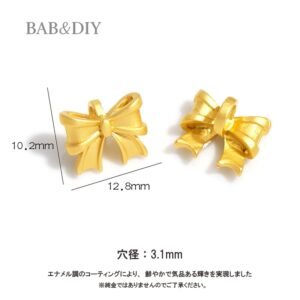 縁結びリボンチャーム DIYパーツ